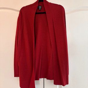 Eileen Fisher Woman 1x Red Sweater